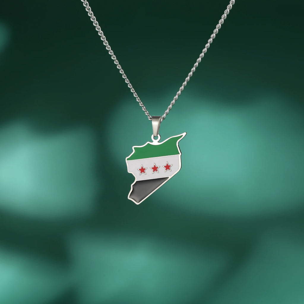 Syria Flag Necklace – Arwino