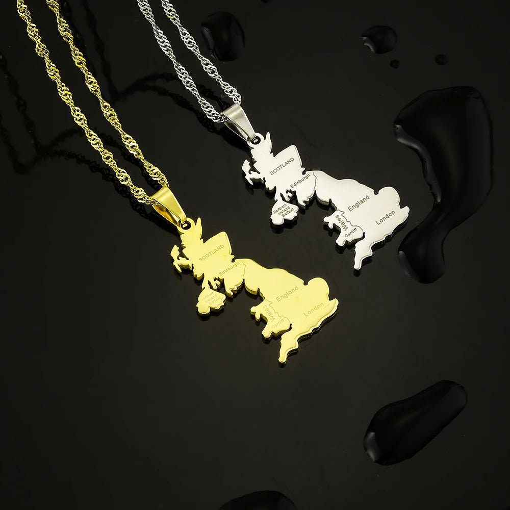 United Kingdom Flag Necklace – Arwino
