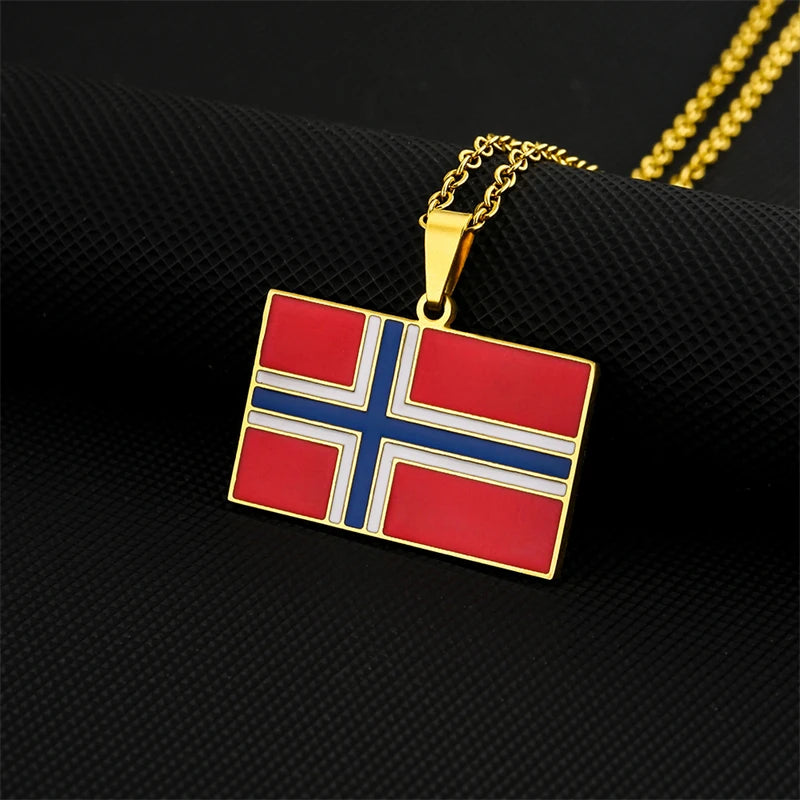 Norway Flag Necklace – Arwino