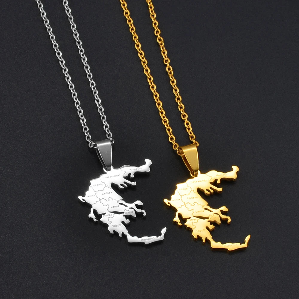 Greece City Necklace – Arwino
