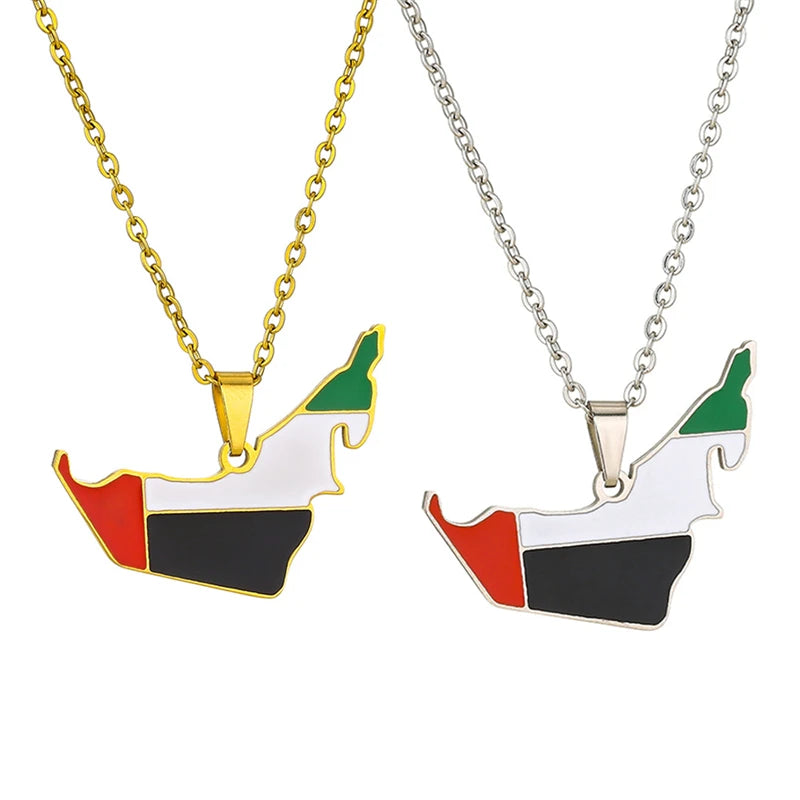 UAE Flag Necklace - Arwino