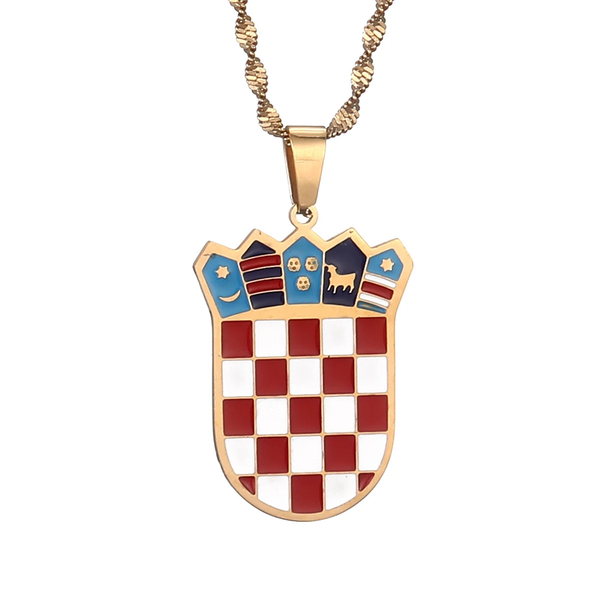 Croatia Flag Necklace – Arwino