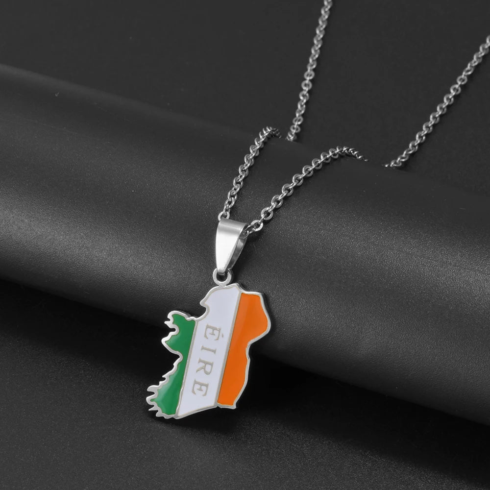 Ireland Flag Necklace – Arwino