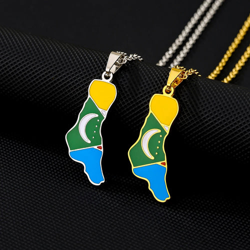 Comoros Flag Necklace – Arwino