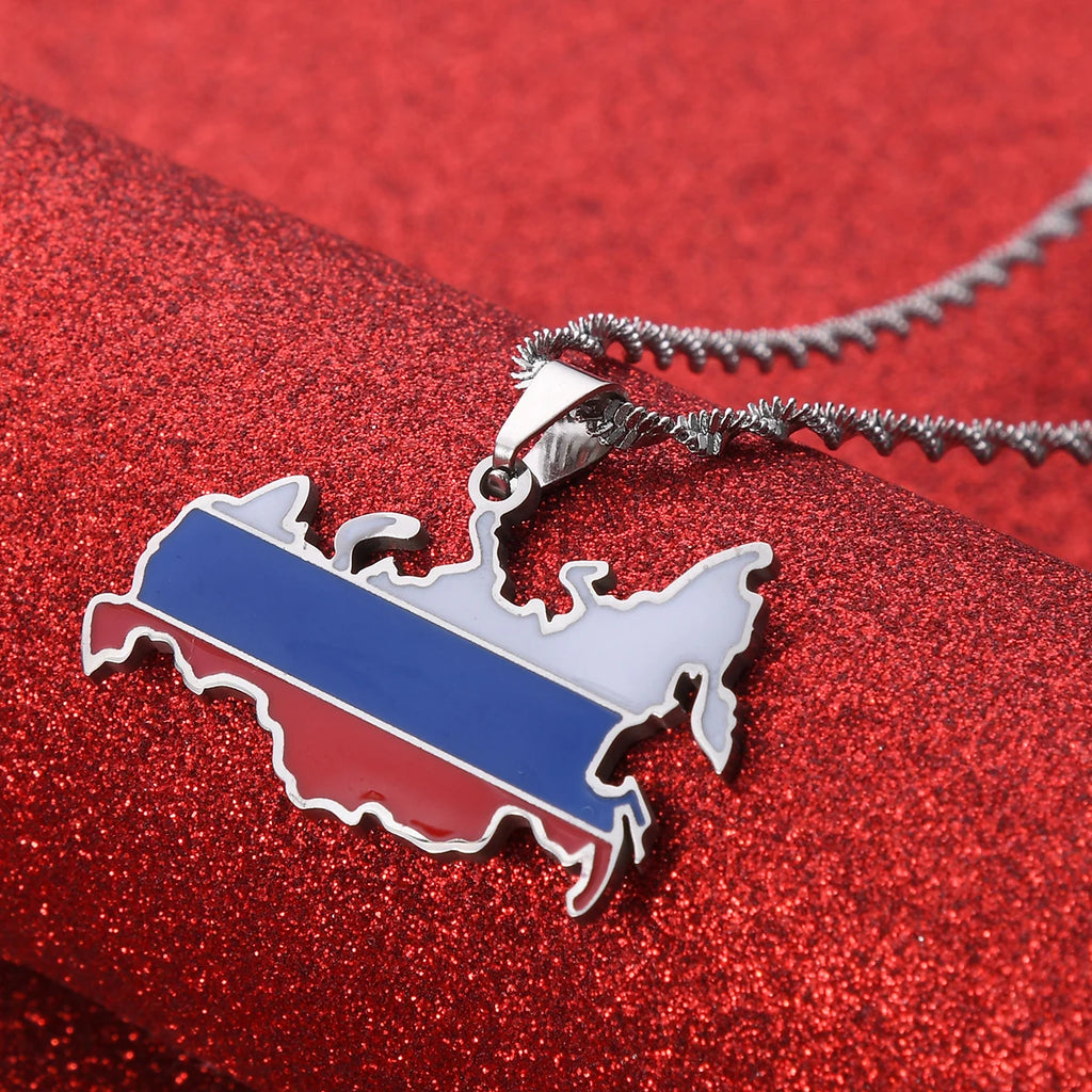 Russia Flag Necklace – Arwino