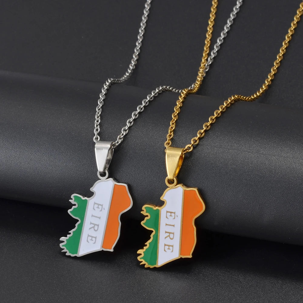 Ireland Flag Necklace – Arwino