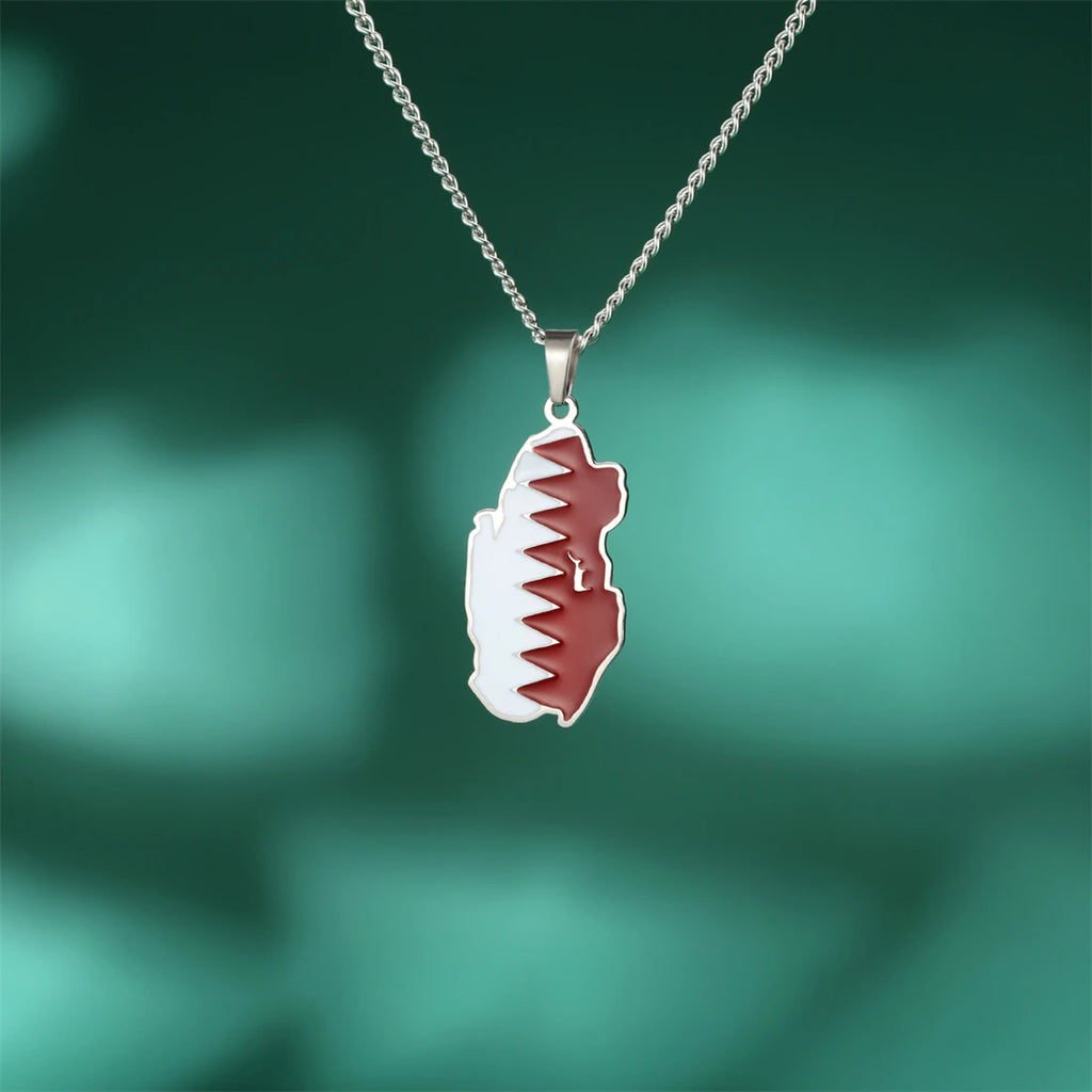 Qatar Flag Necklace – Arwino