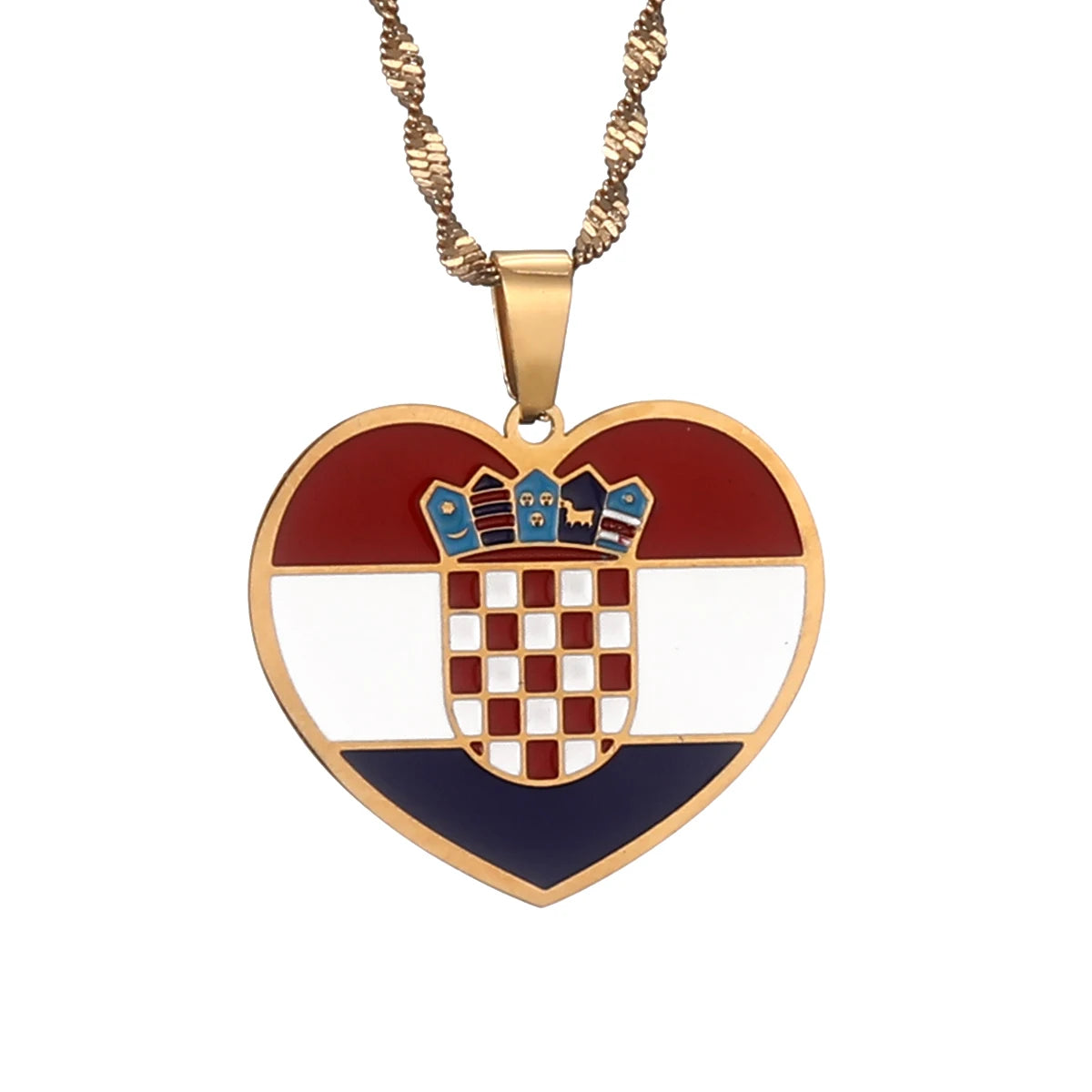 Croatia Flag Necklace – Arwino
