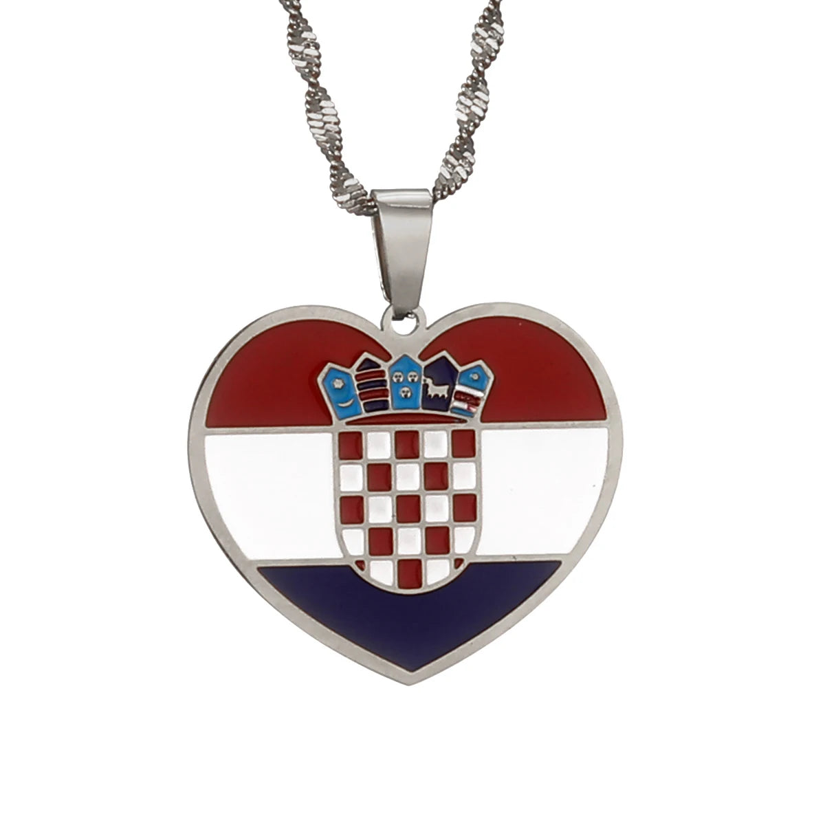 Croatia Flag Necklace – Arwino