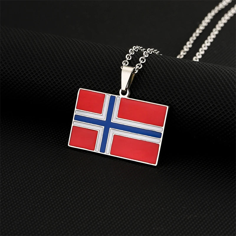 Norway Flag Necklace – Arwino