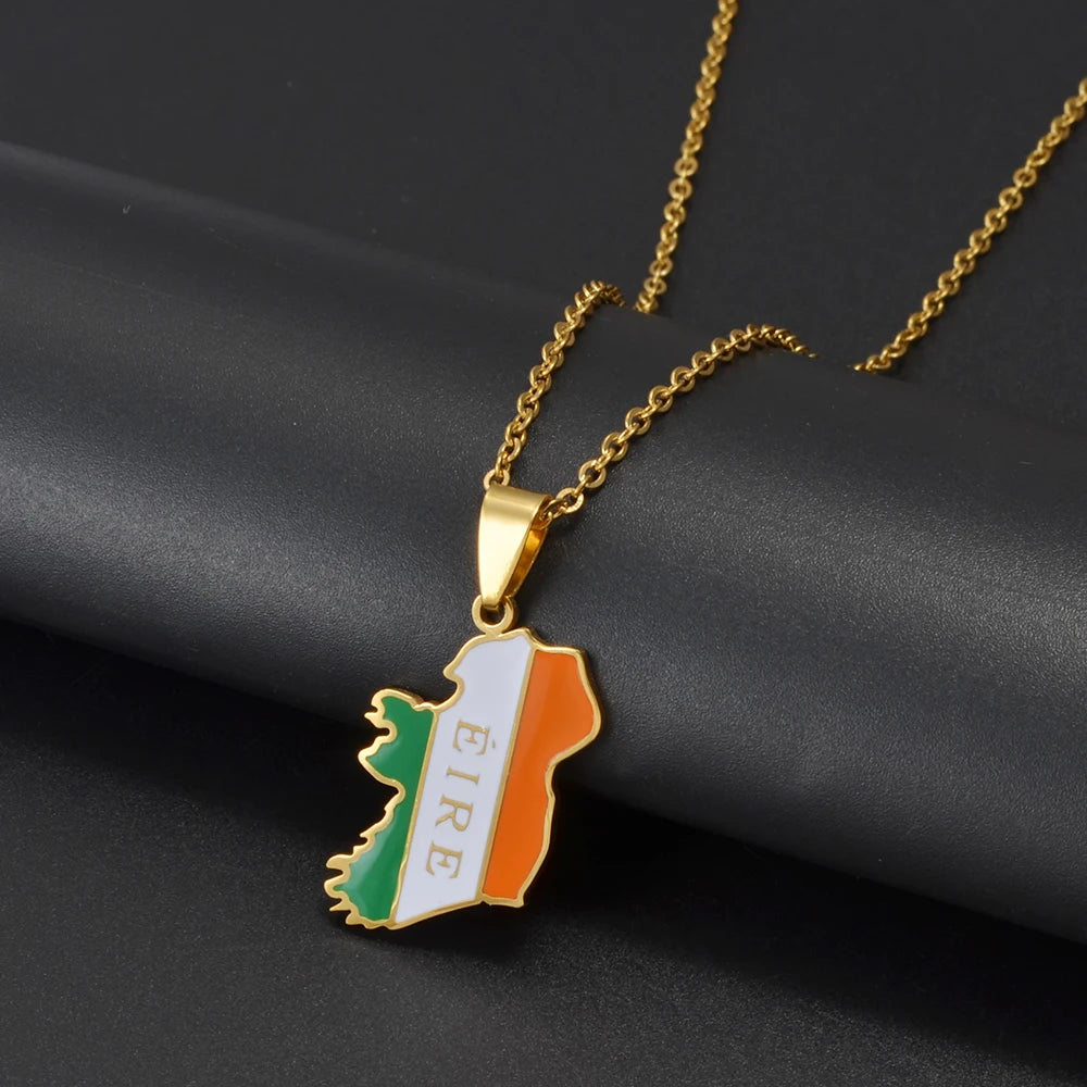 Ireland Flag Necklace – Arwino