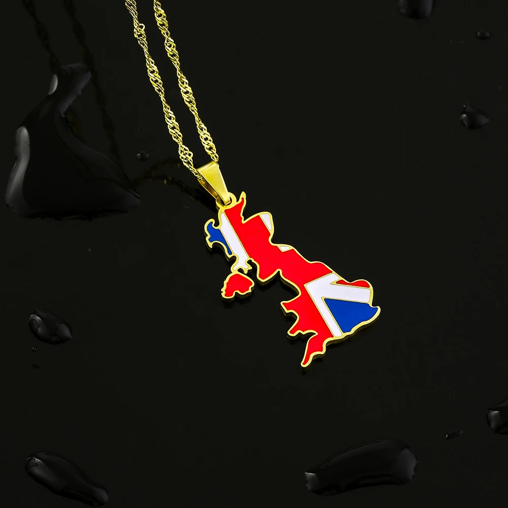 United Kingdom Flag Necklace – Arwino