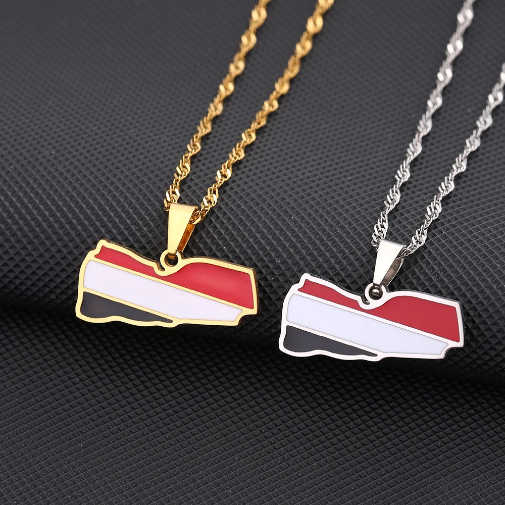 Yemen Flag Necklace – Arwino