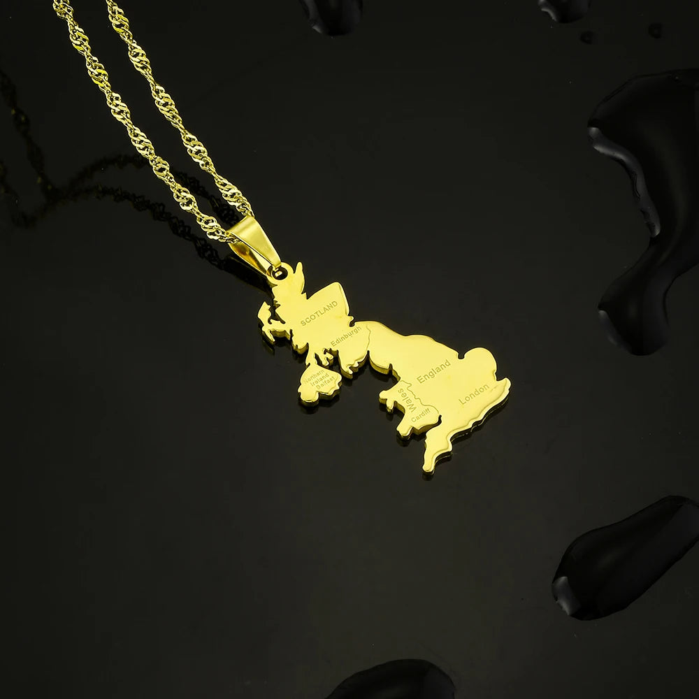 United Kingdom Flag Necklace – Arwino