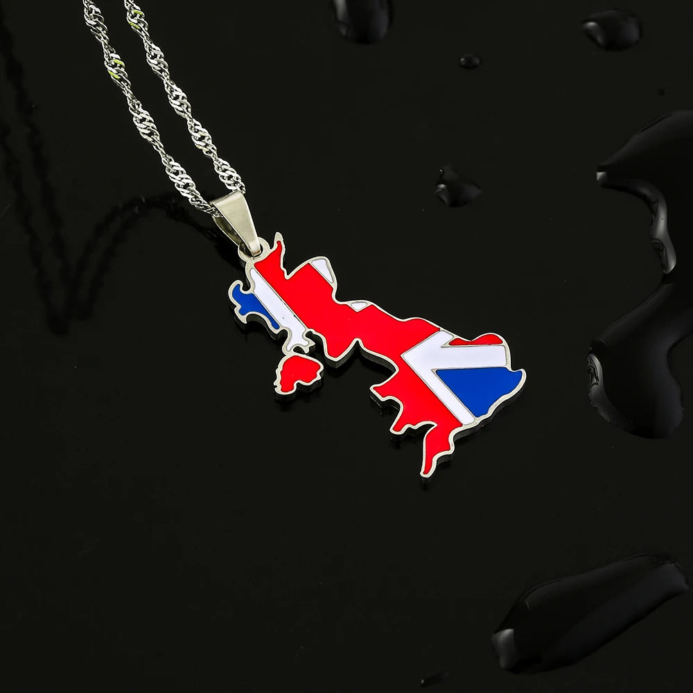 United Kingdom Flag Necklace – Arwino
