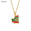Mauritania Flag Necklace – Arwino