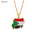 Sudan Flag Necklace – Arwino