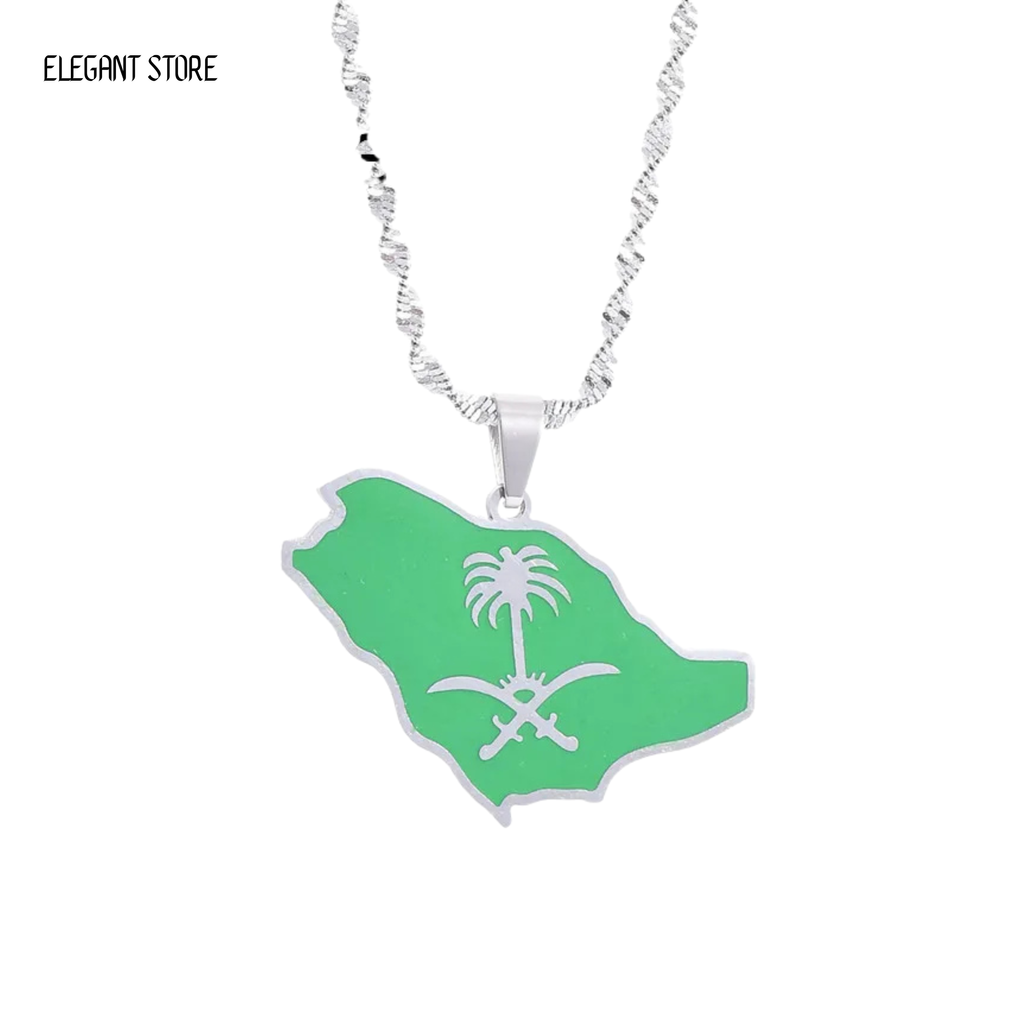 Saudi Arabia Flag Necklace – Arwino