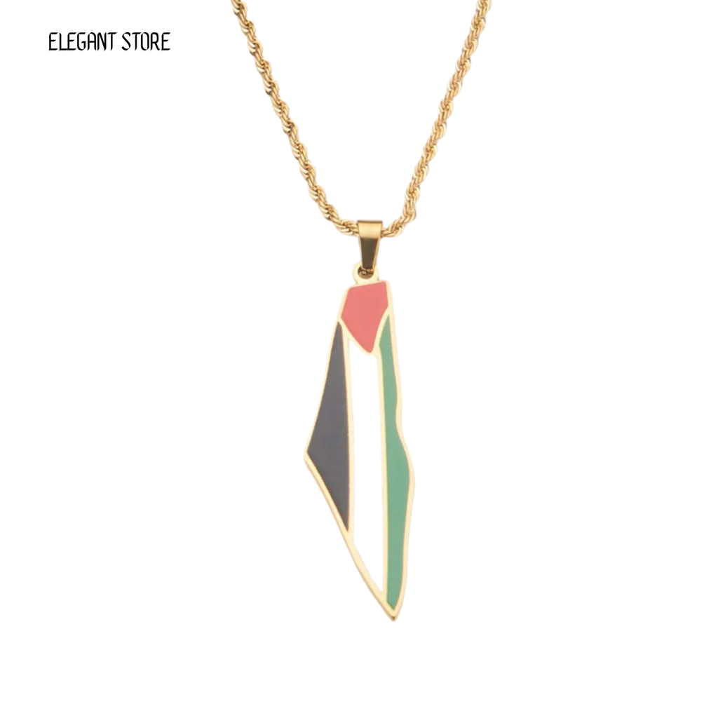 Palestine Flag Necklace – Arwino