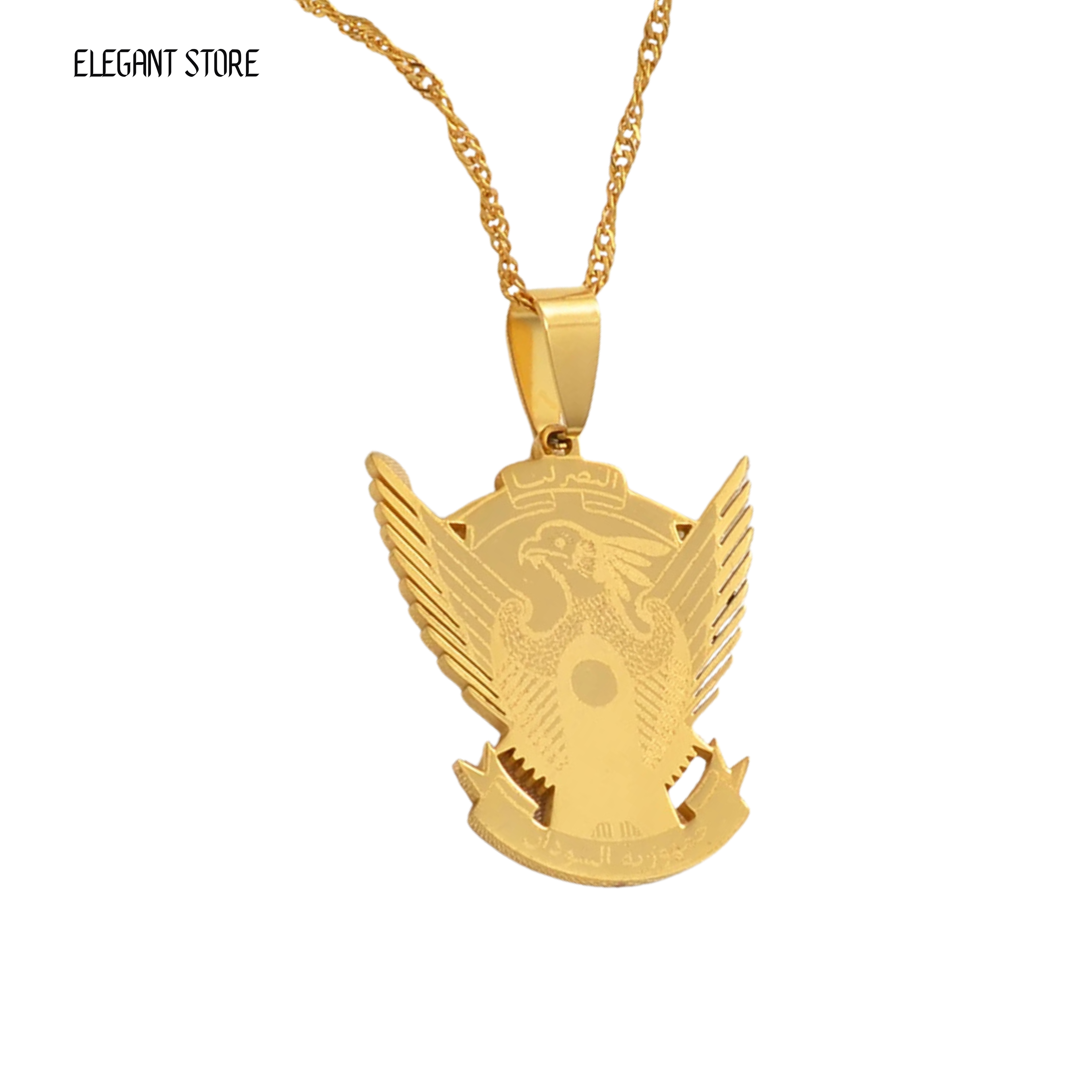 Sudan Eagle Necklace - Arwino