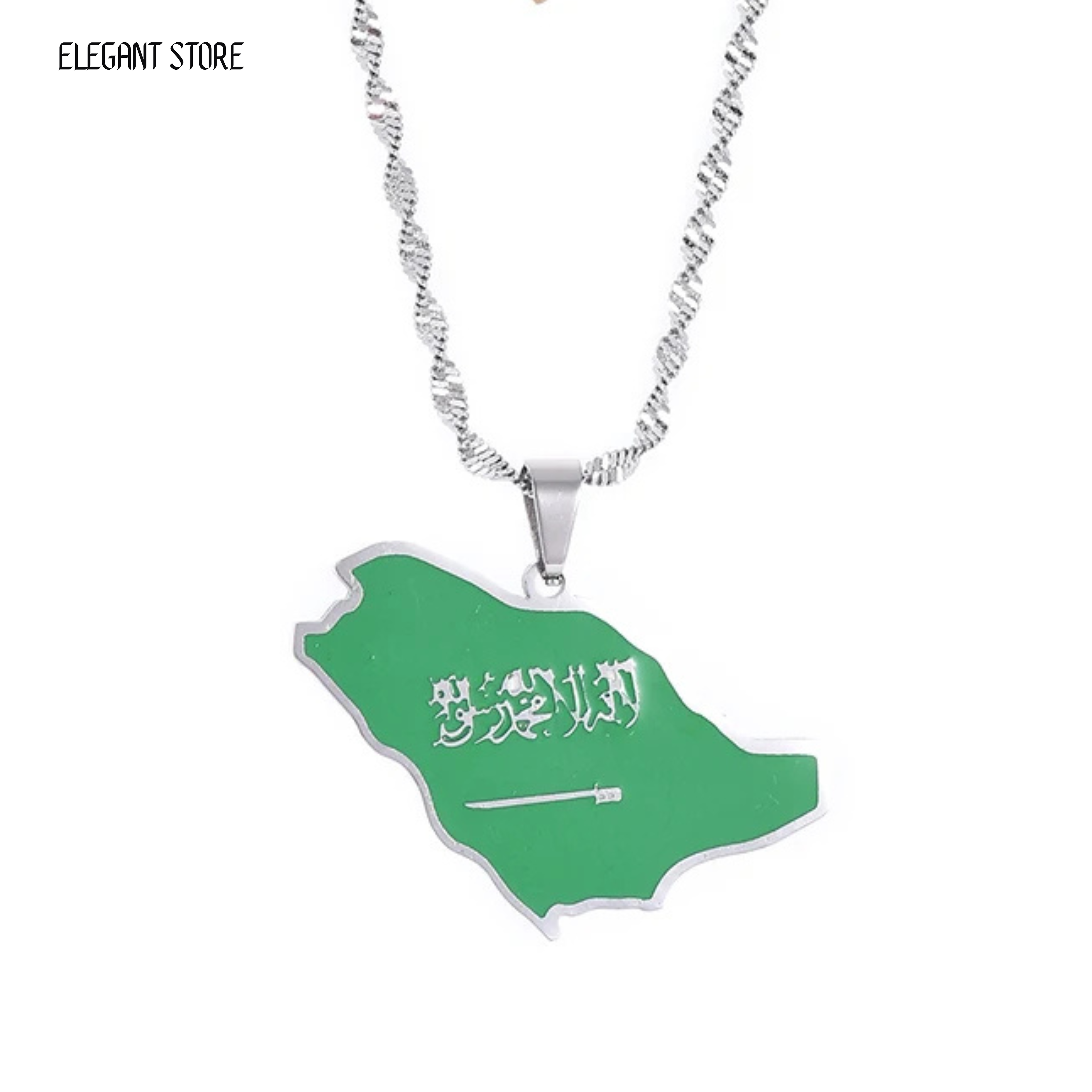 Saudi Arabia Flag Necklace – Arwino