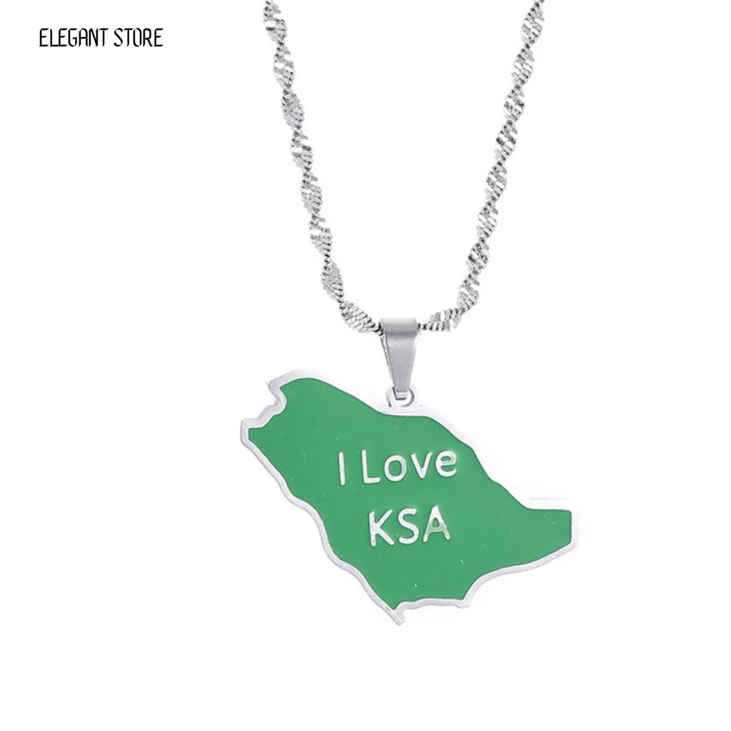 Saudi Arabia Flag Necklace – Arwino