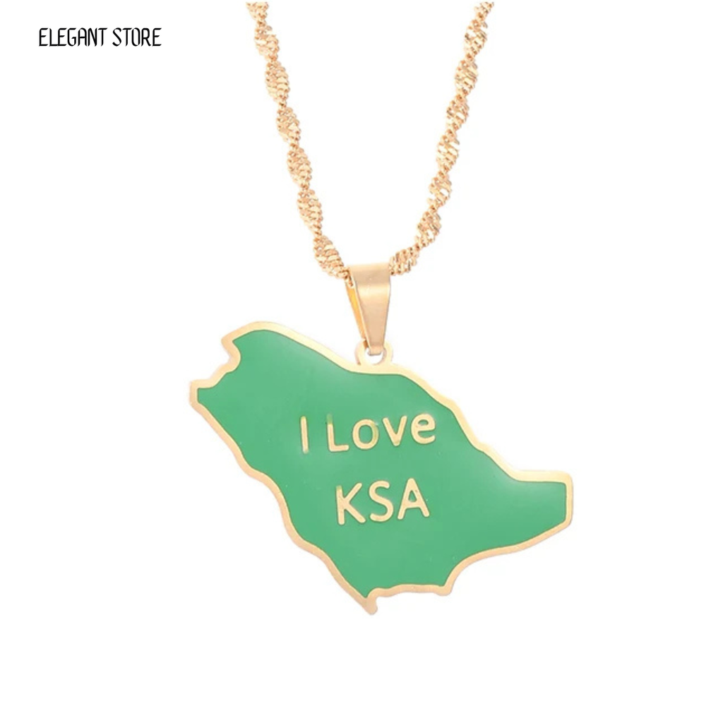 Saudi Arabia Flag Necklace – Arwino