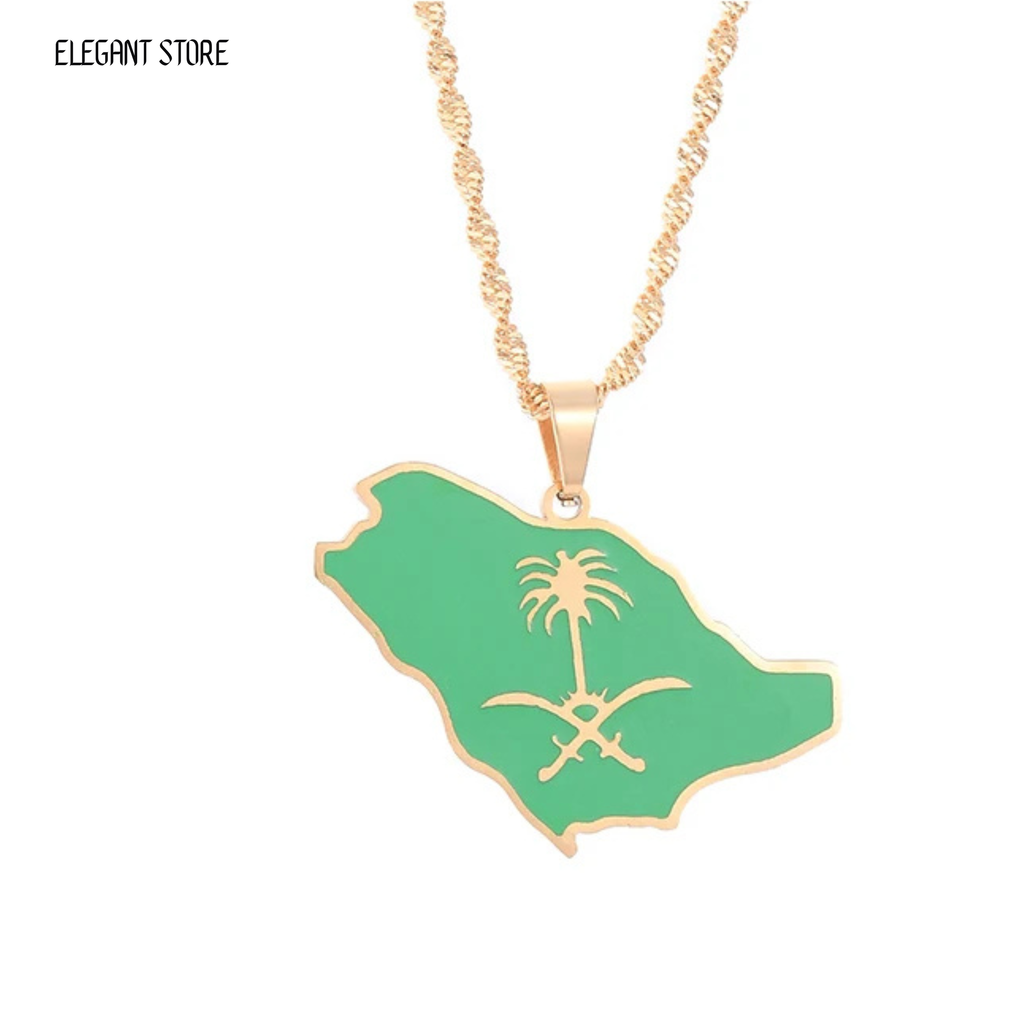 Saudi Arabia Flag Necklace – Arwino