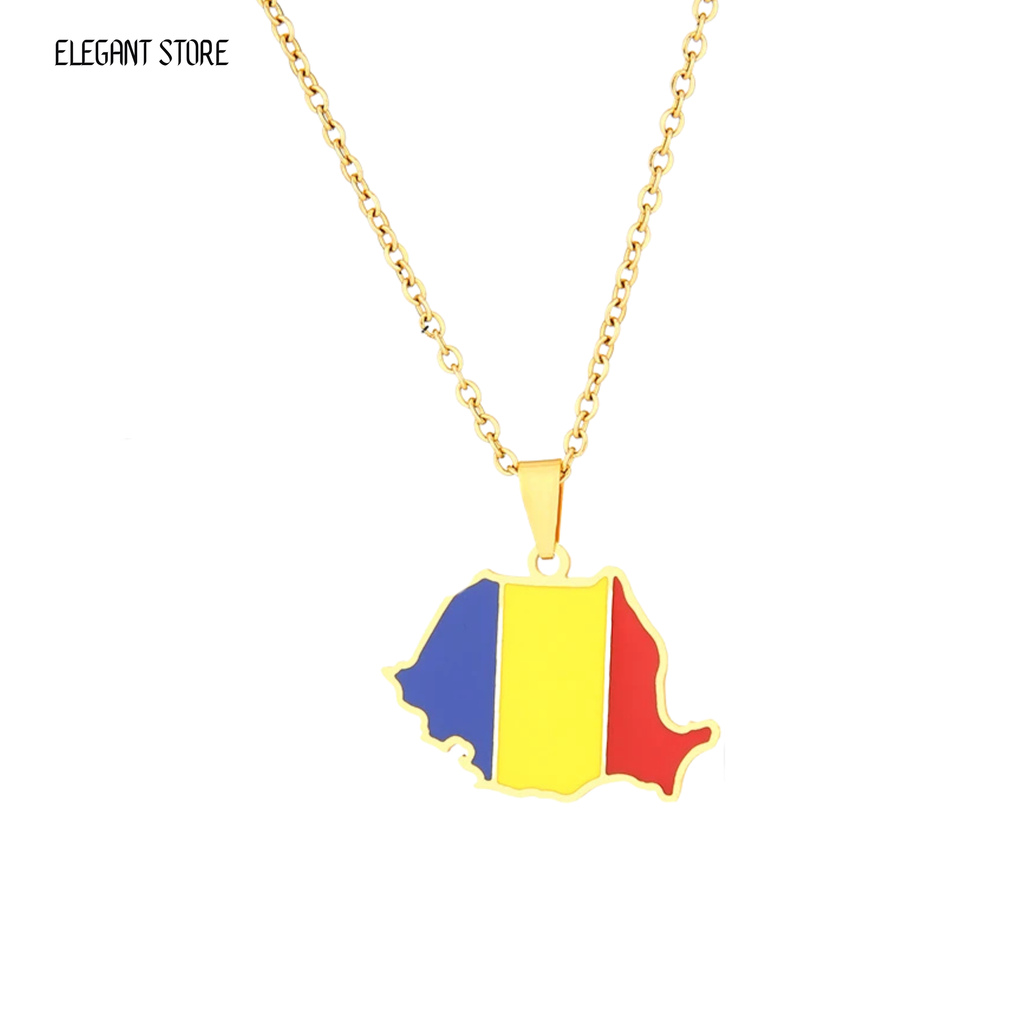 Romania Flag Necklace – Arwino
