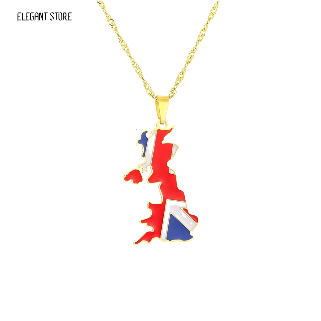 United Kingdom Flag Necklace – Arwino