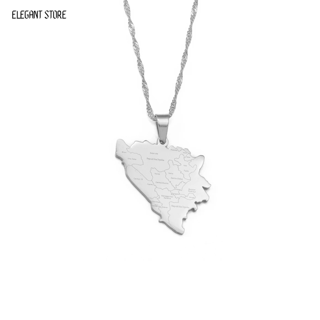 Bosnia and Herzegovina City Necklace – Arwino