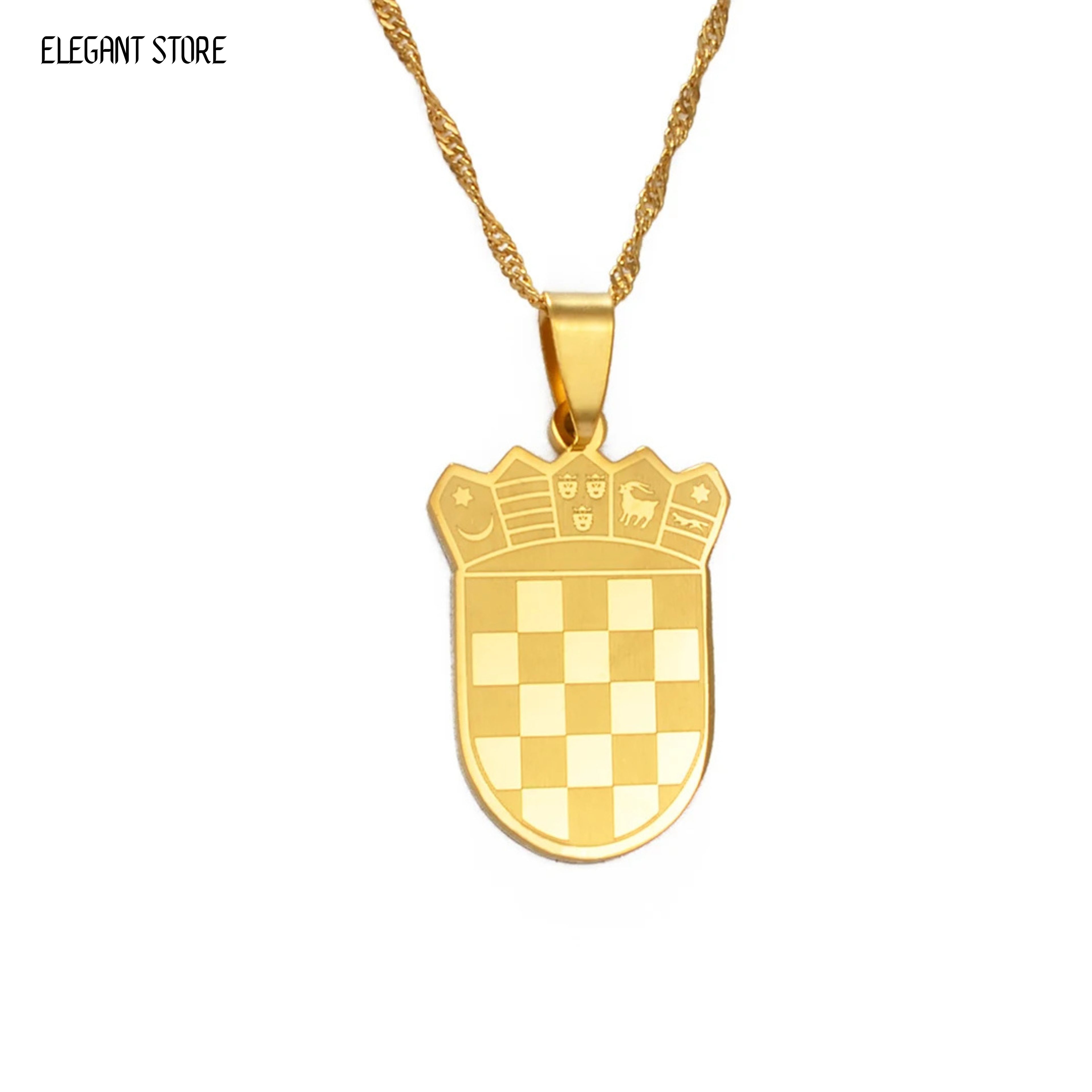 Croatia Flag Necklace – Arwino