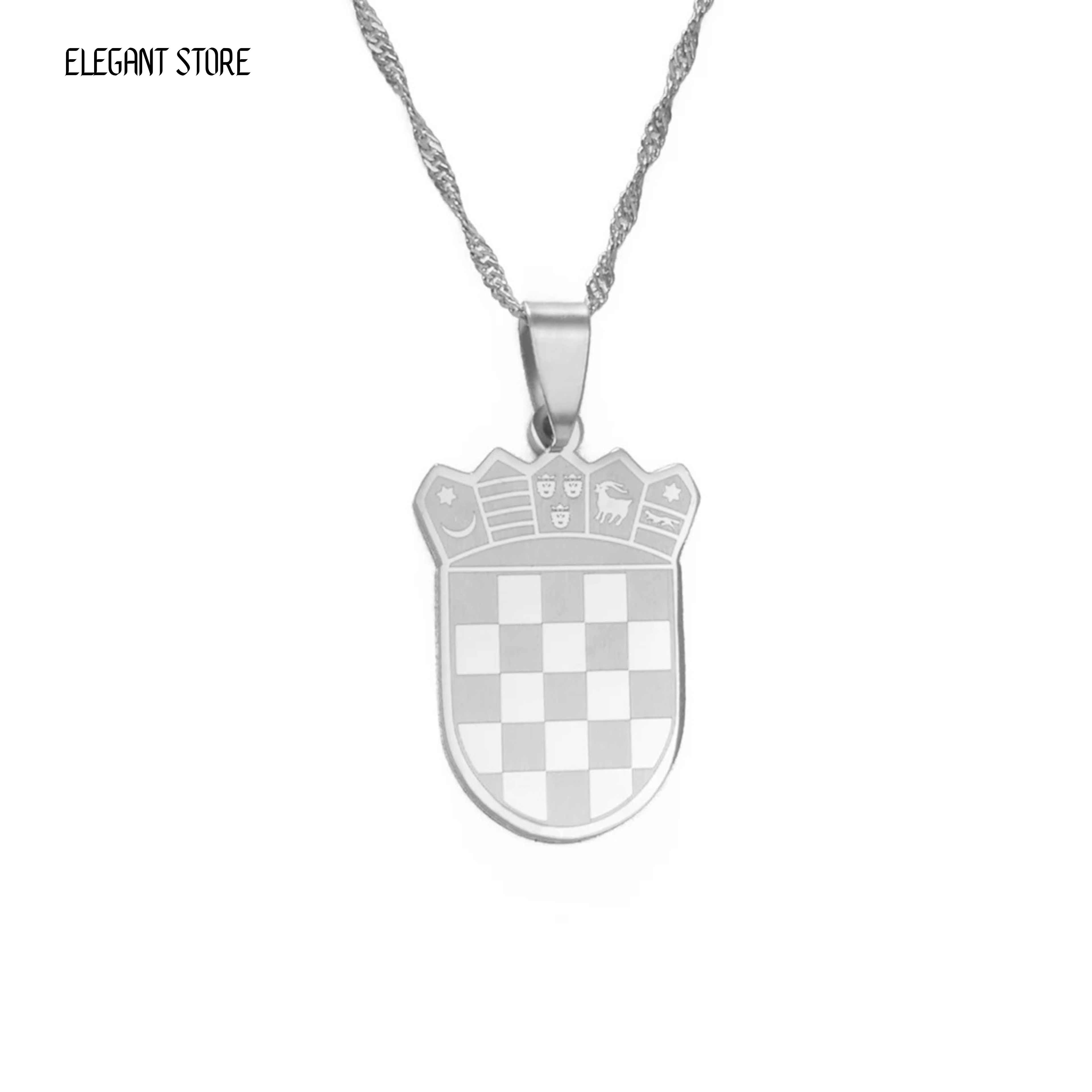 Croatia Flag Necklace – Arwino