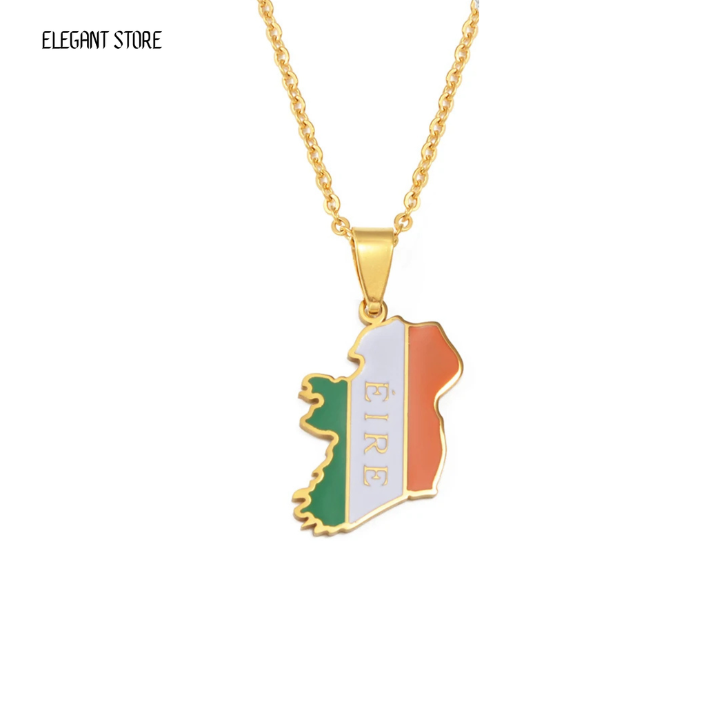 Ireland Flag Necklace – Arwino