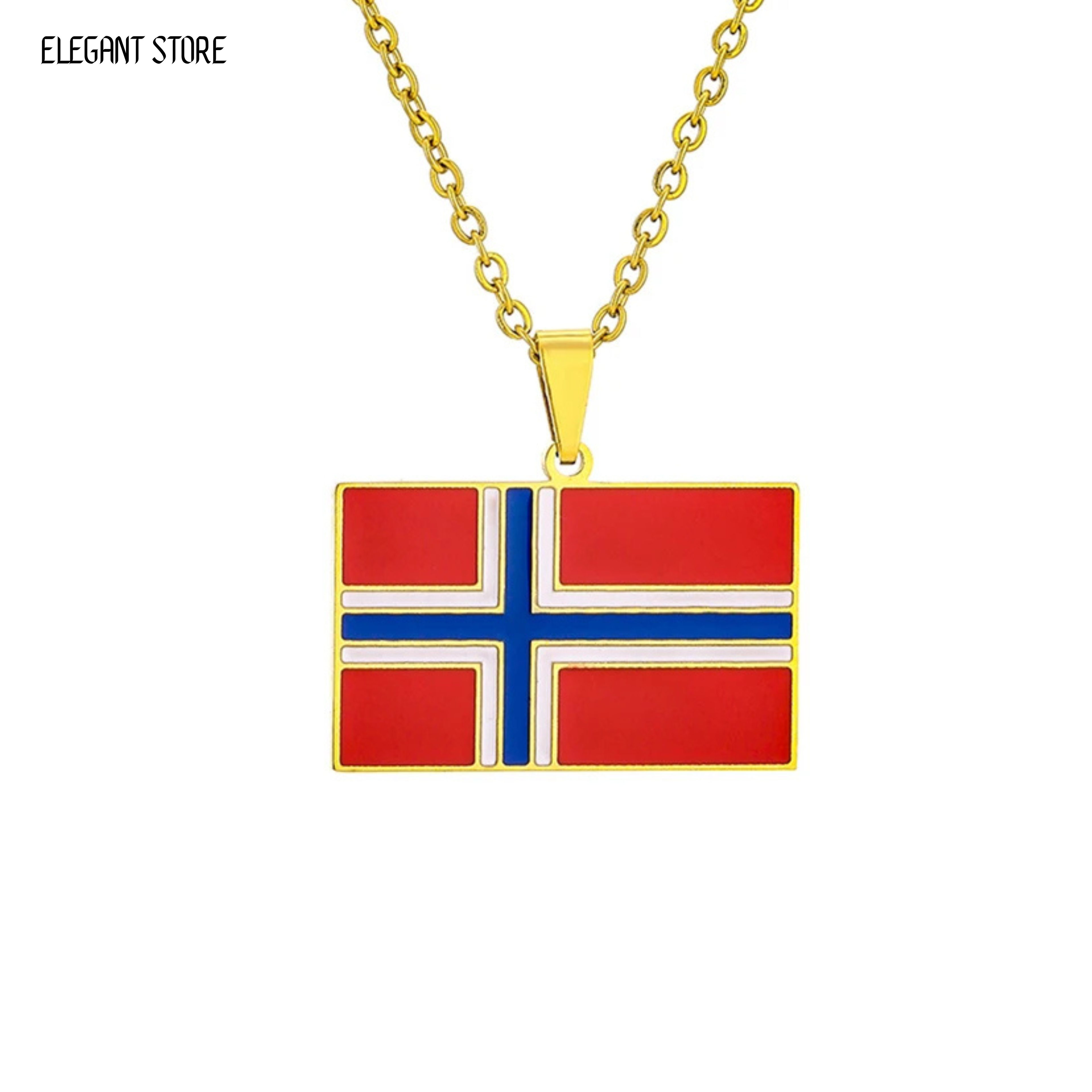 Norway Flag Necklace – Arwino