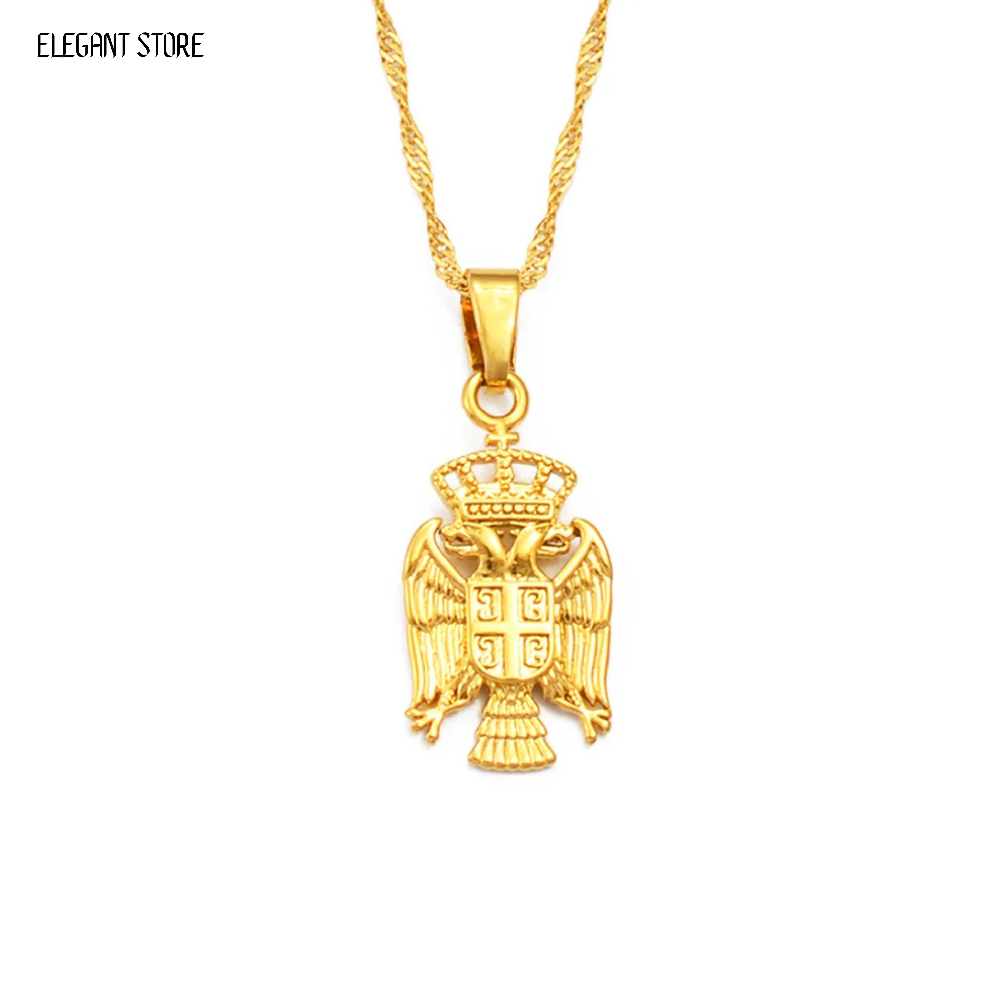 Serbian Eagle Necklace – Arwino