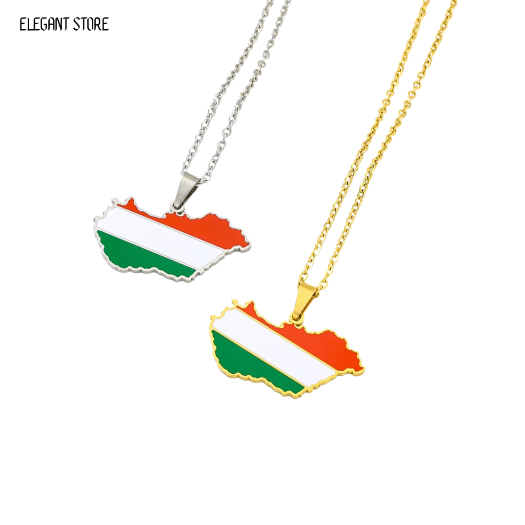 Hungary Flag Necklace – Arwino