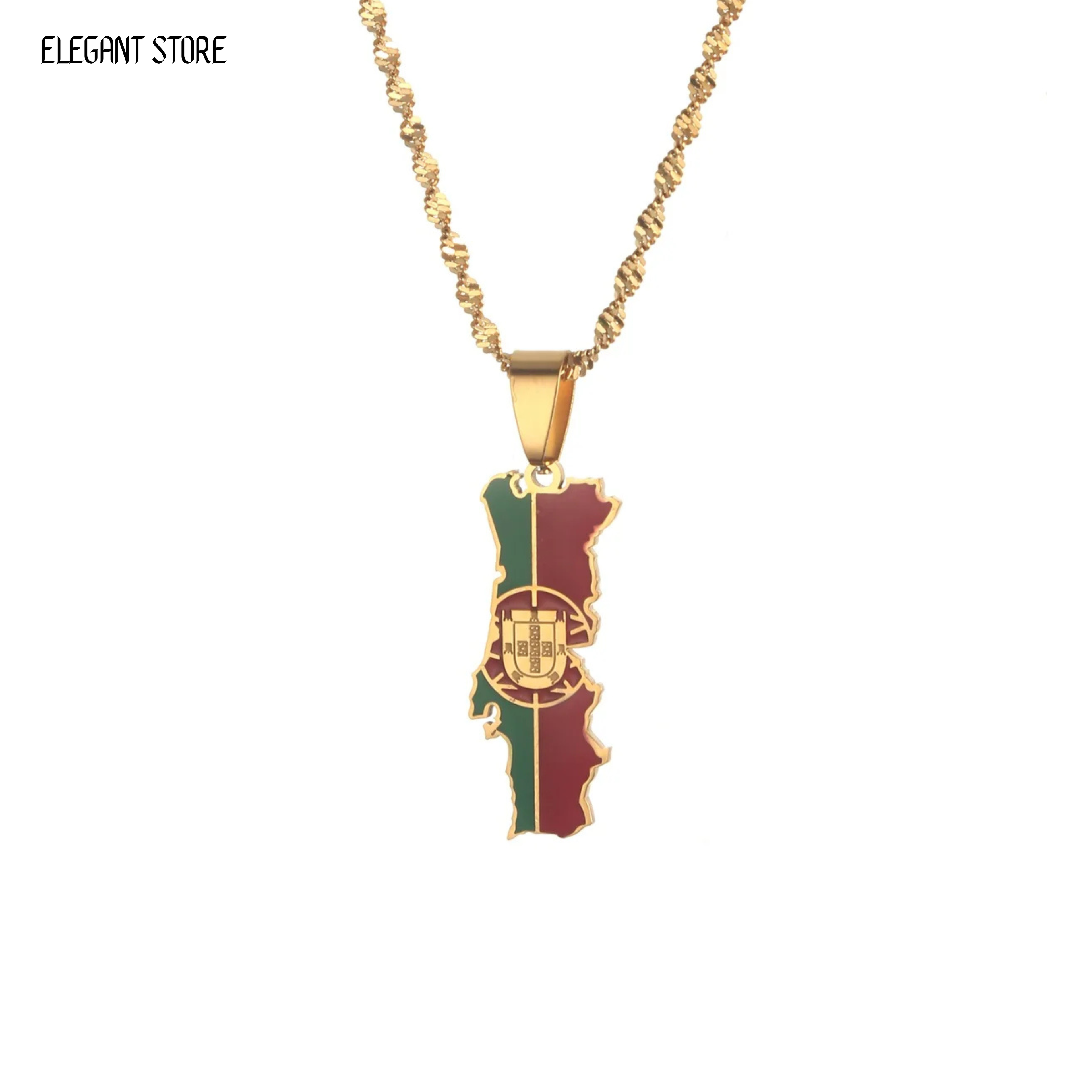 Portugal Flag Necklace – Arwino