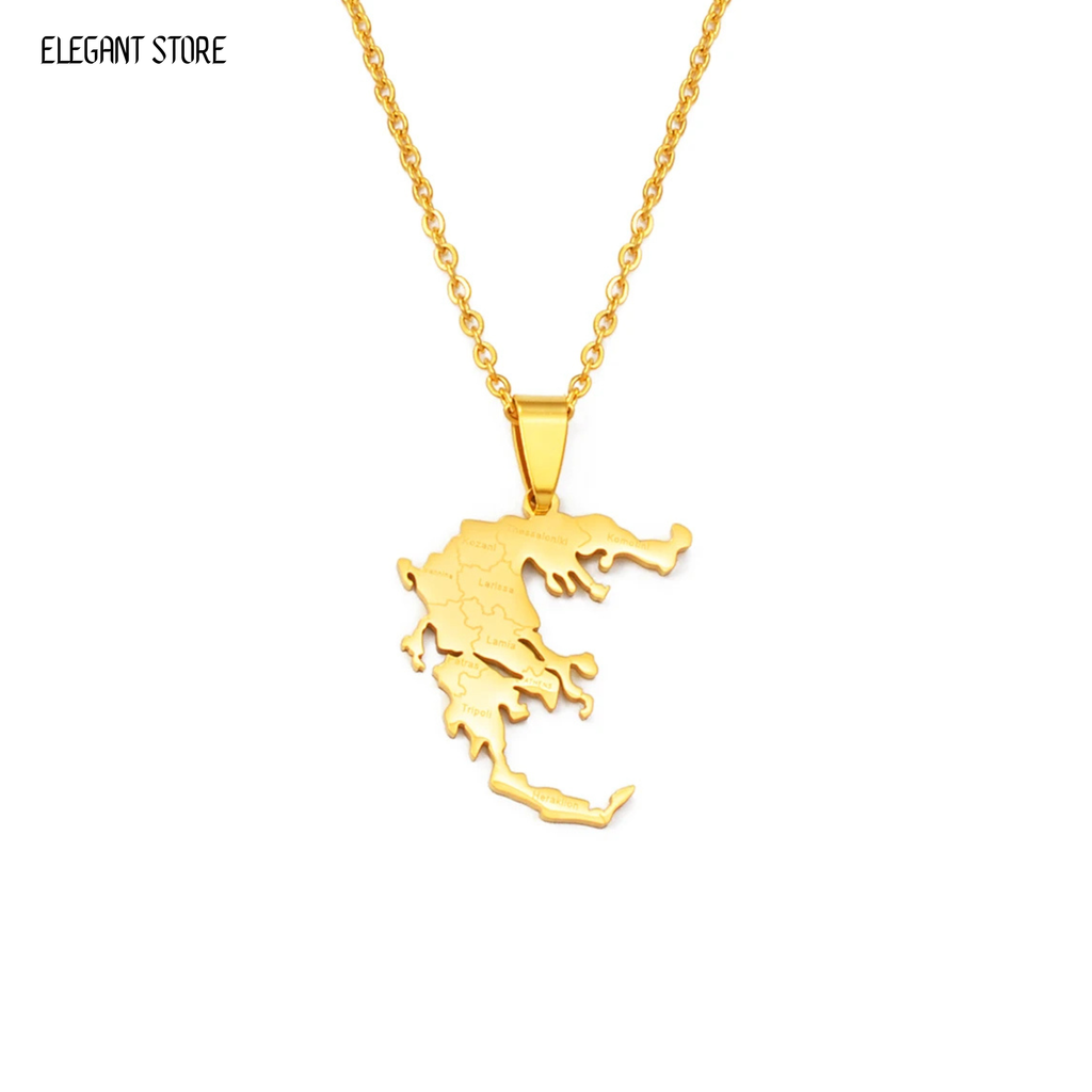 Greece City Necklace – Arwino