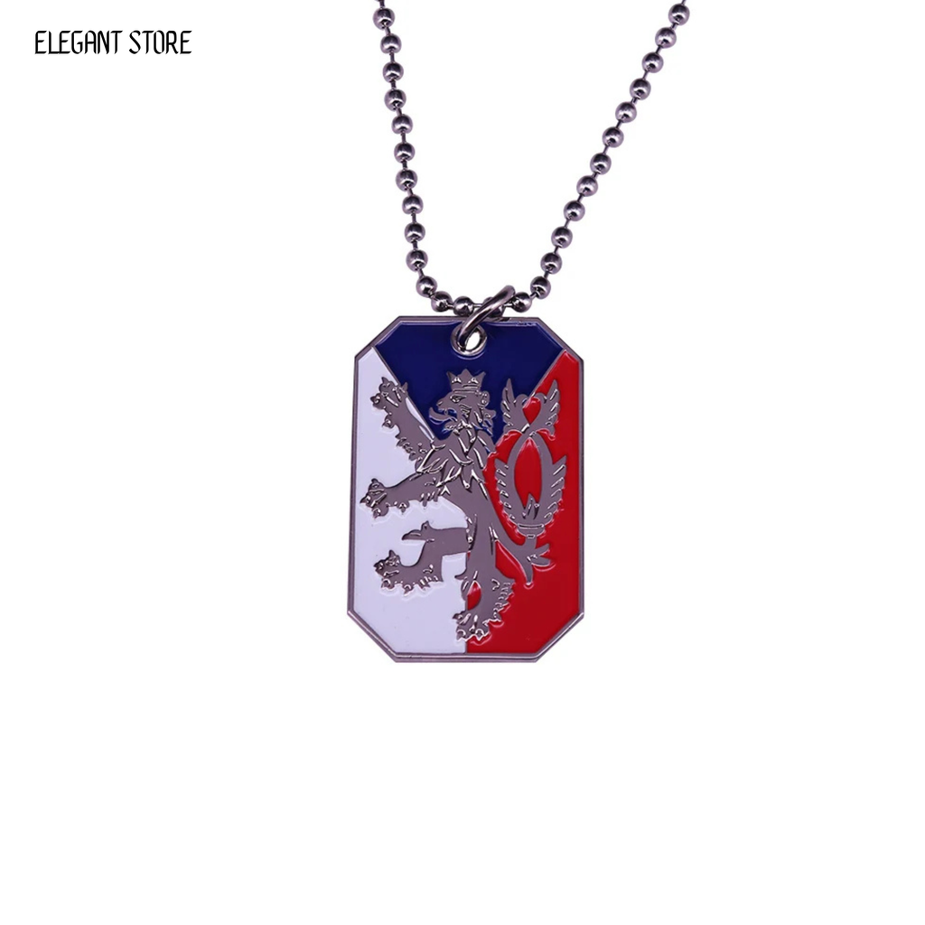 Czech Republic Flag Necklace – Arwino