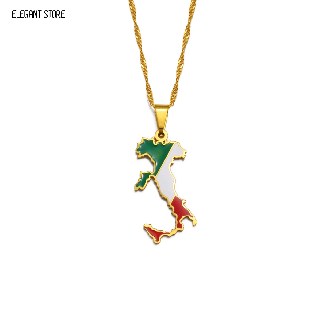 Italy Flag Necklace – Arwino