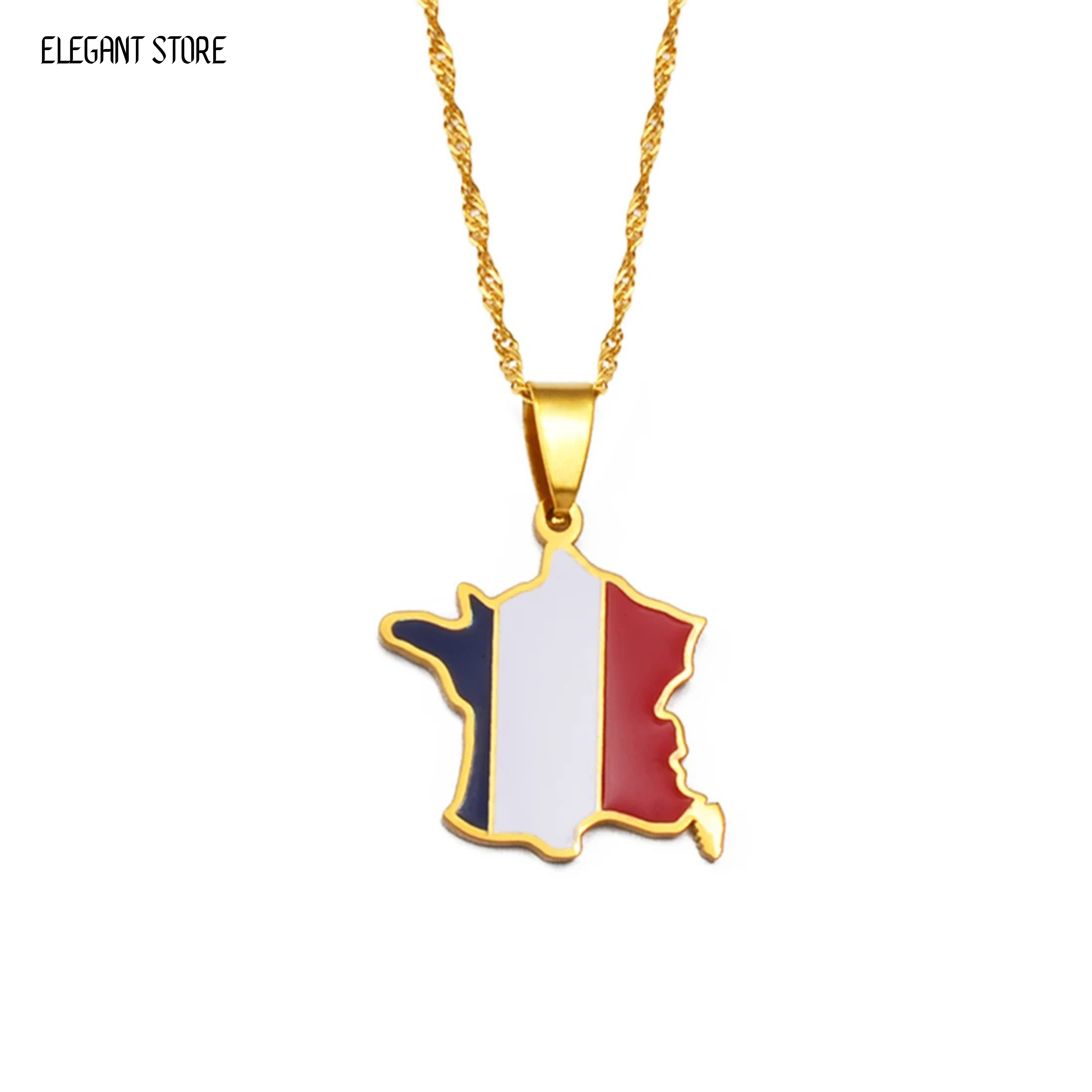 France Flag Necklace – Arwino