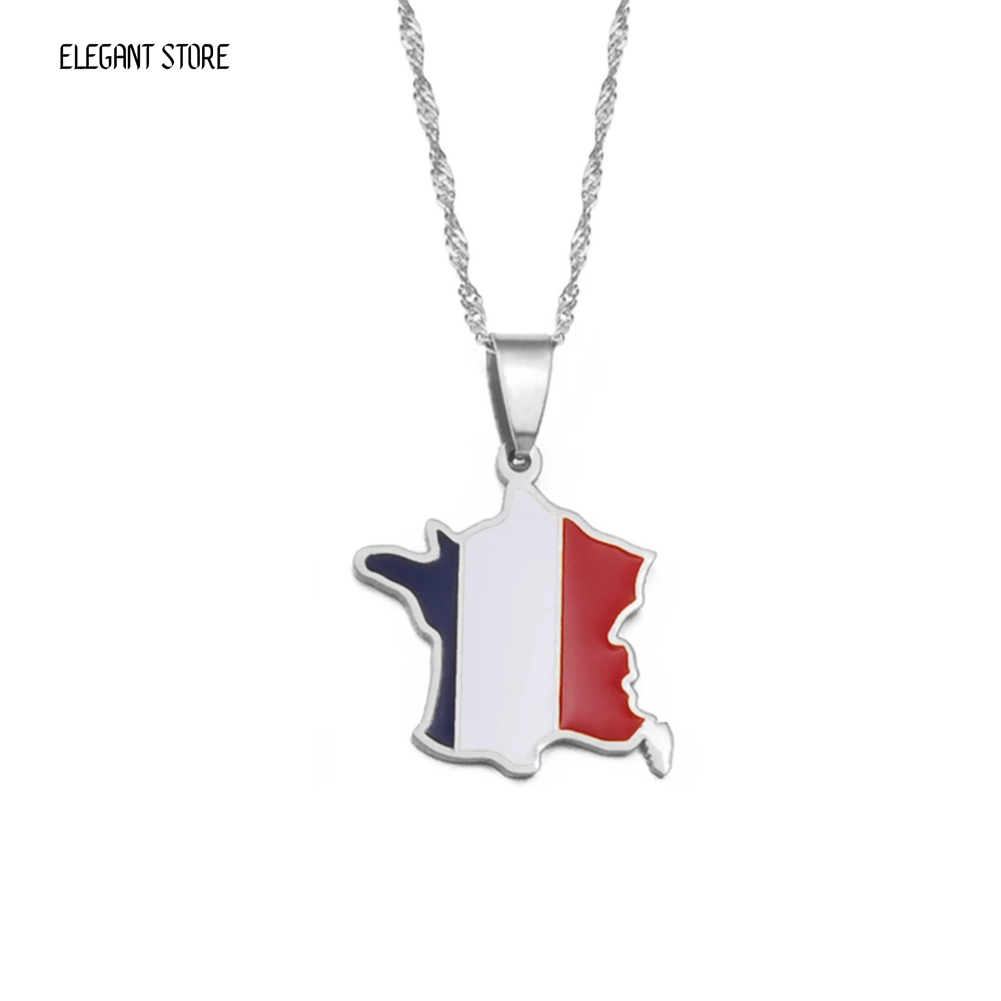 France Flag Necklace – Arwino
