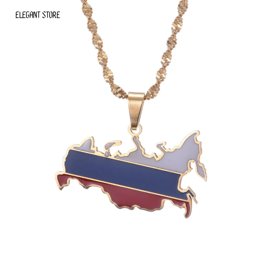 Russia Flag Necklace – Arwino