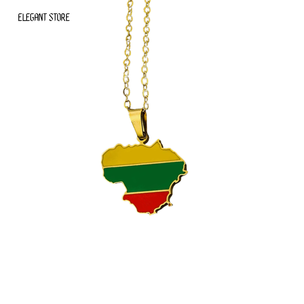 Lithuania Flag Necklace – Arwino
