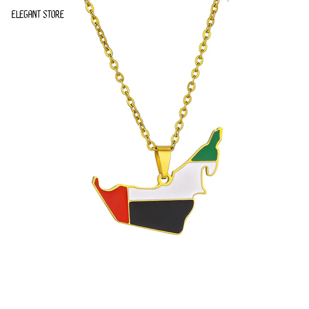 UAE Flag Necklace - Arwino