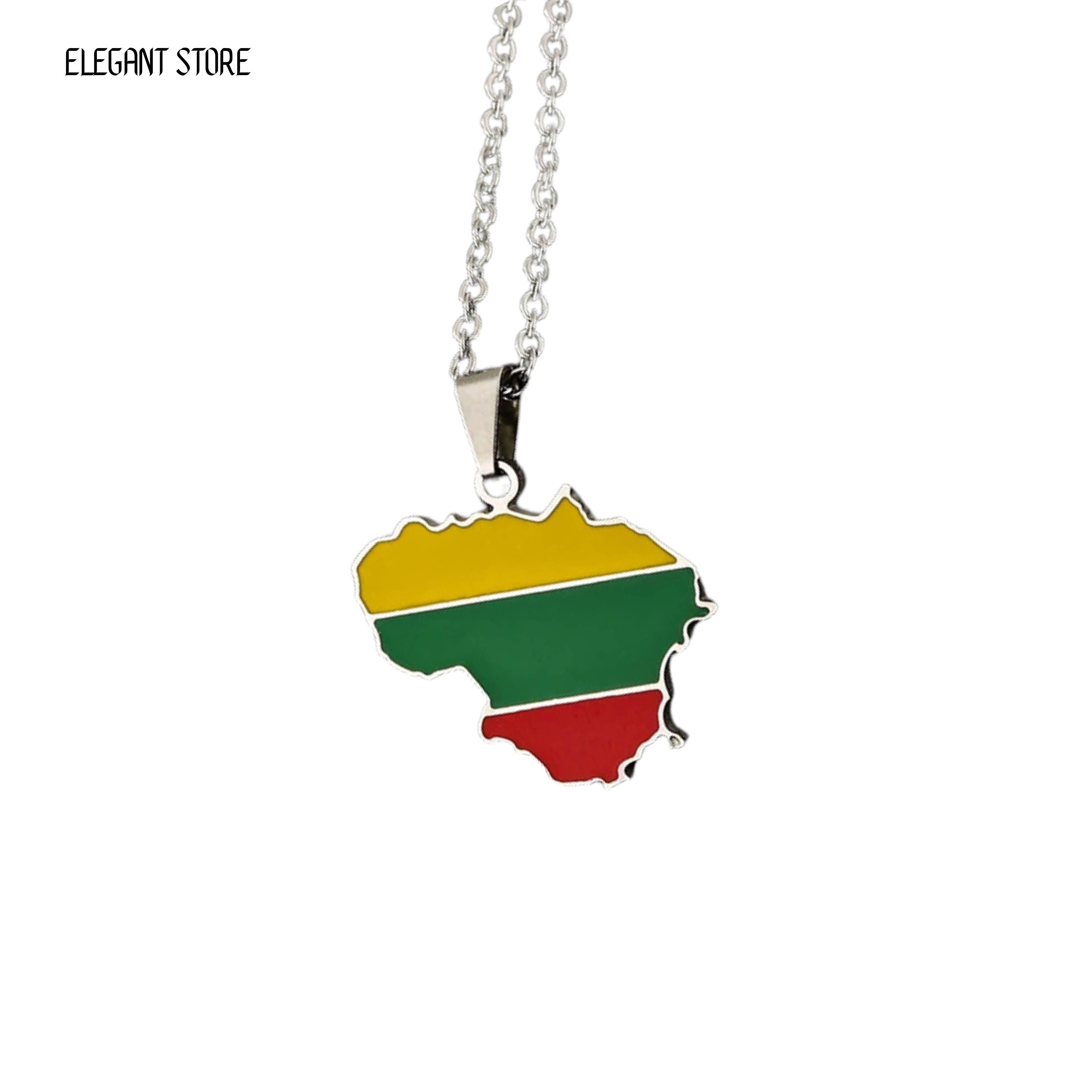 Lithuania Flag Necklace – Arwino