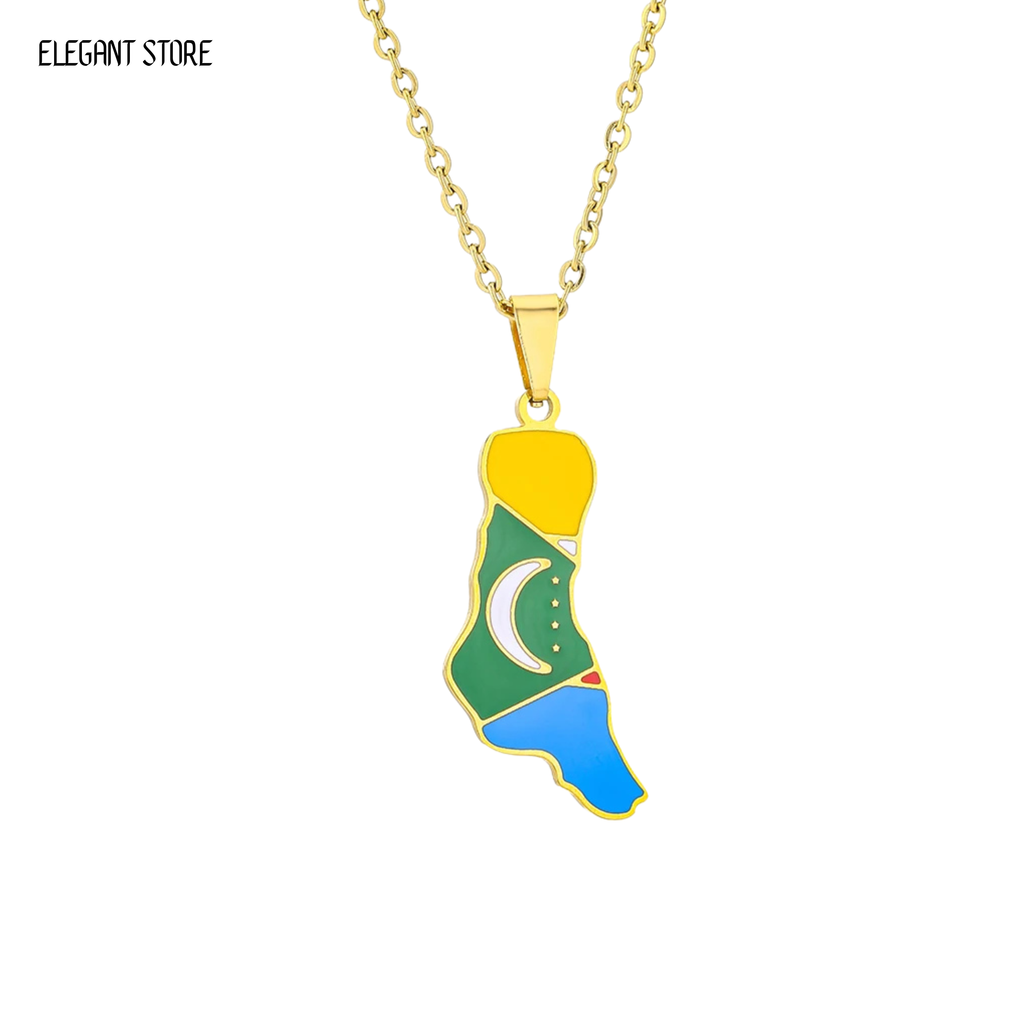 Comoros Flag Necklace – Arwino