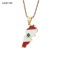 Lebanon Flag Necklace – Arwino
